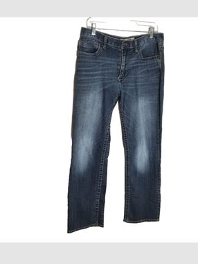 BKE Tyler Straight Jeans Men's 33R 32x30 Blue Denim 5 Pocket